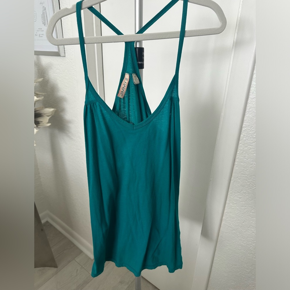 Jimmyz Turquoise Tank Top Size XS